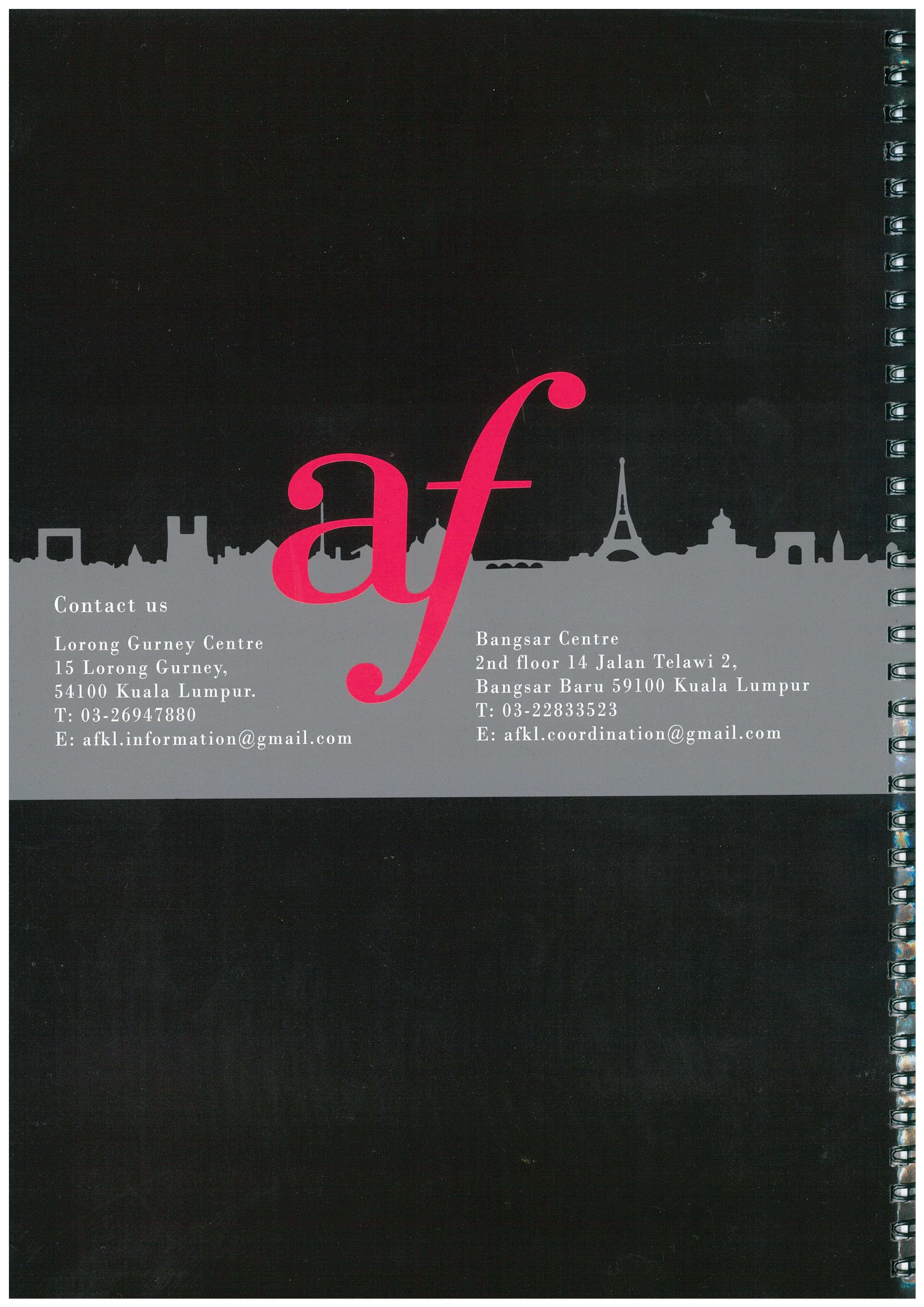 Notebook Alliance Française de Kuala Lumpur