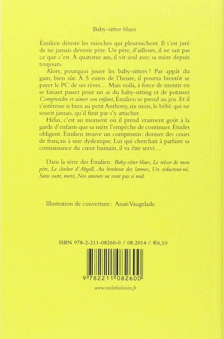 Baby-sitter blues (Marie-Aude Murail) - Occasion
