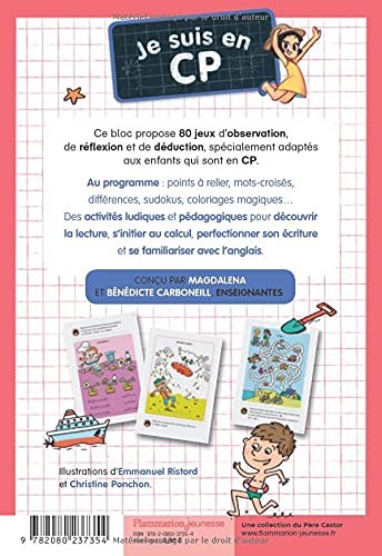 Je suis en CP - Mon bloc d'activités