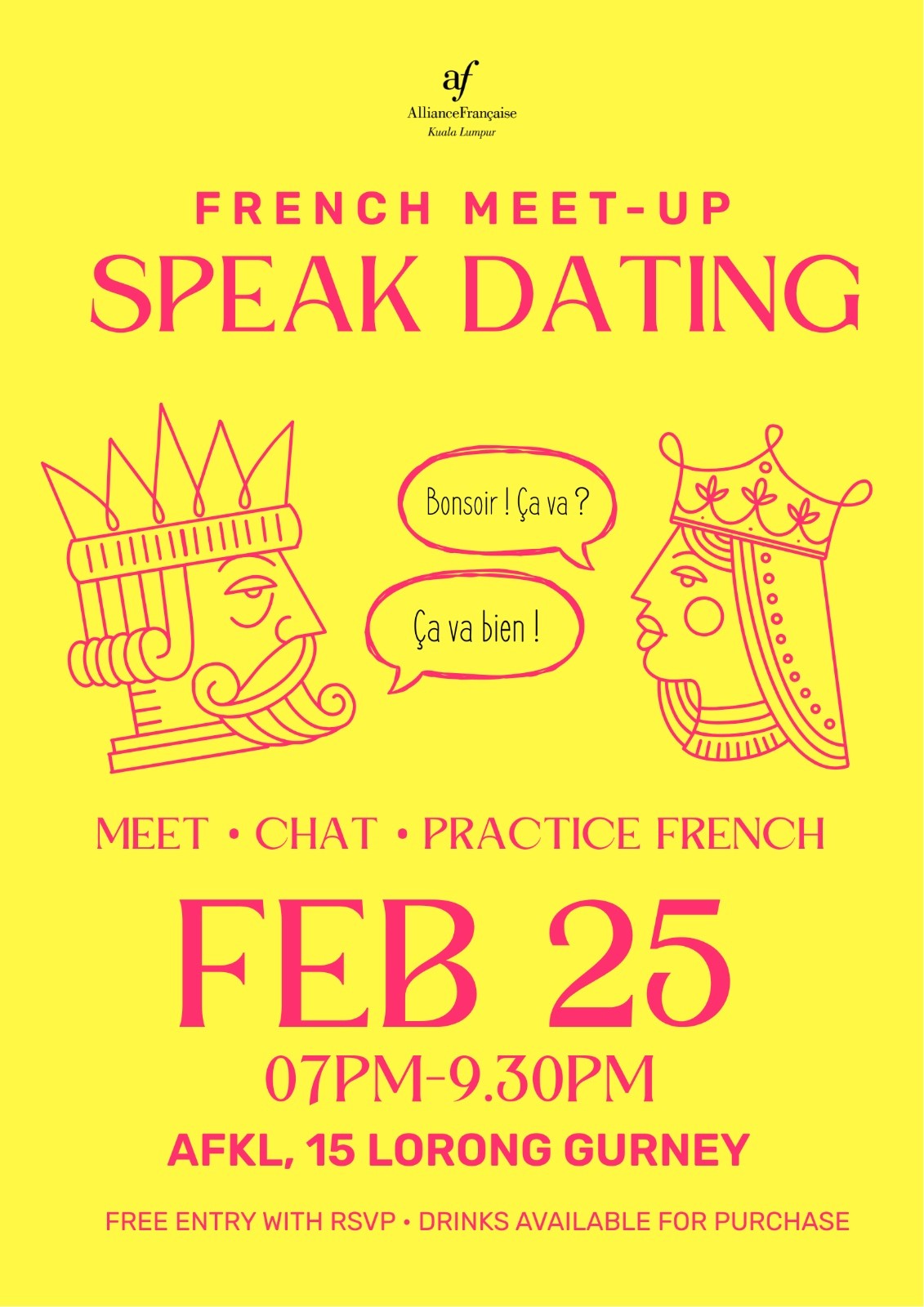 French Meet Up: Speak Dating