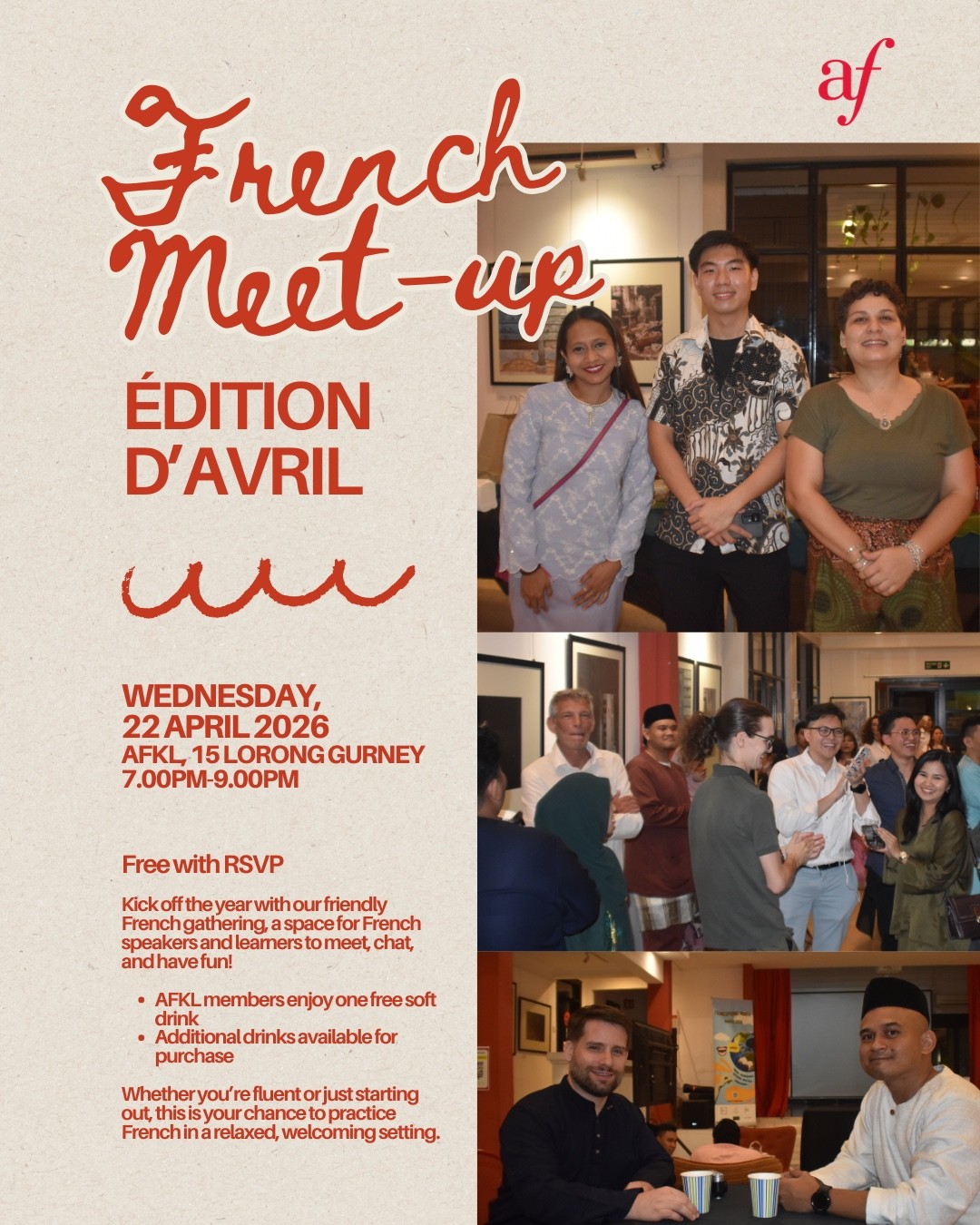 French Meet Up : April Edition